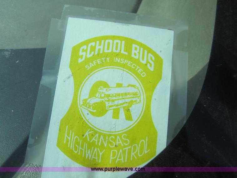 image for item B3018 1997 Chevrolet G3500 Blue Bird school bus