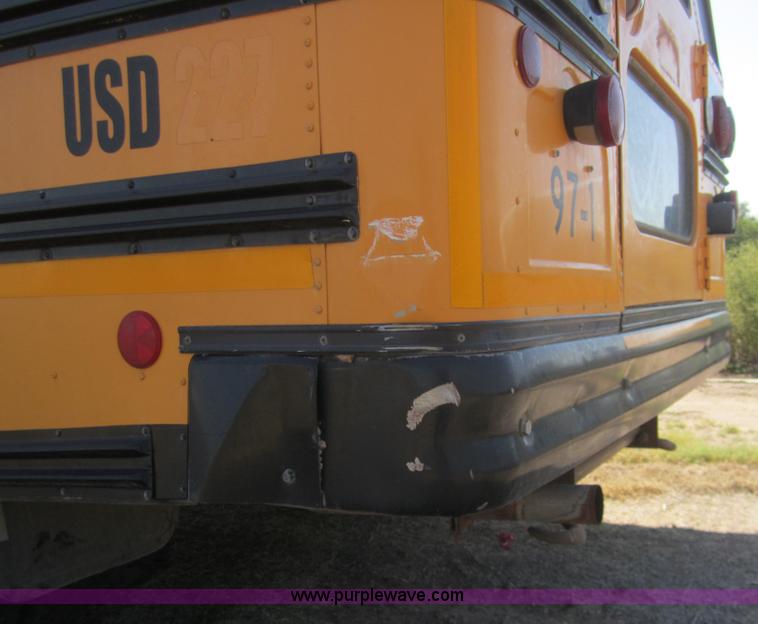 image for item B3018 1997 Chevrolet G3500 Blue Bird school bus