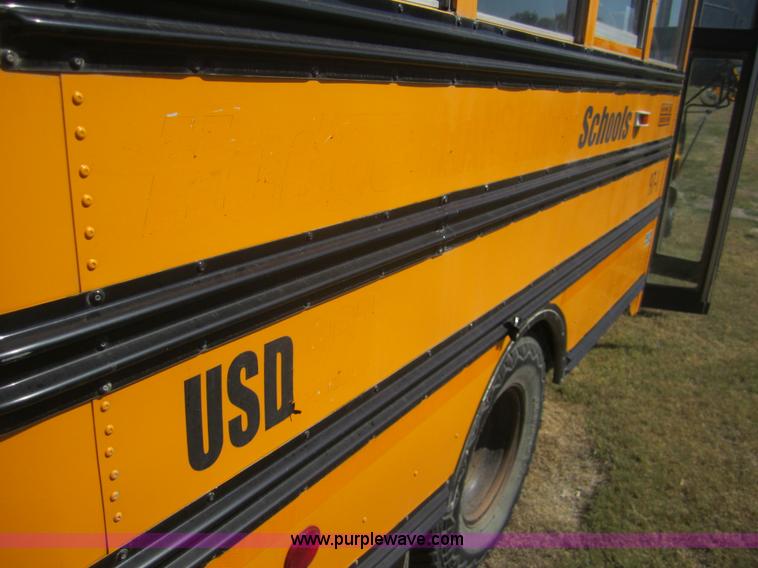 image for item B3018 1997 Chevrolet G3500 Blue Bird school bus