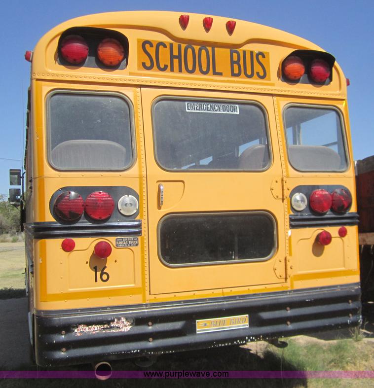 image for item B3021 1996 Chevrolet B7 Blue Bird school bus