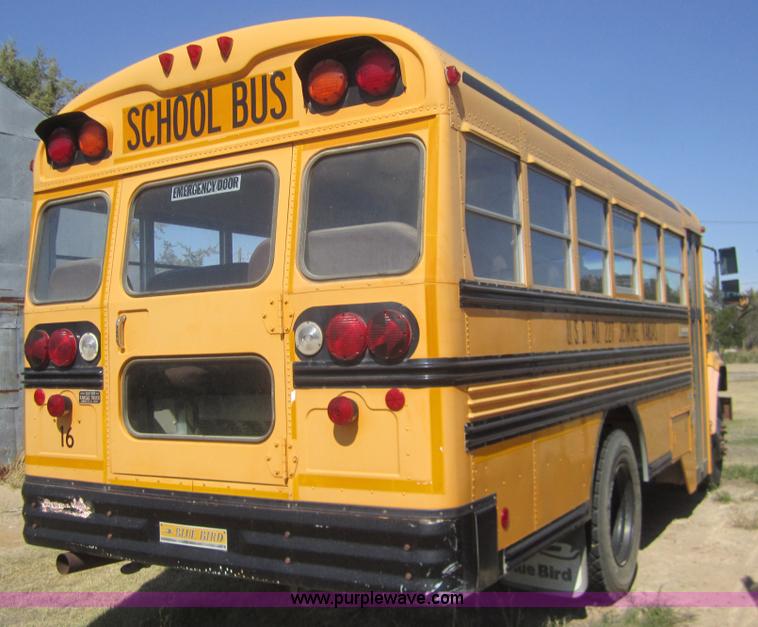 image for item B3021 1996 Chevrolet B7 Blue Bird school bus