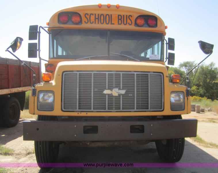 image for item B3021 1996 Chevrolet B7 Blue Bird school bus