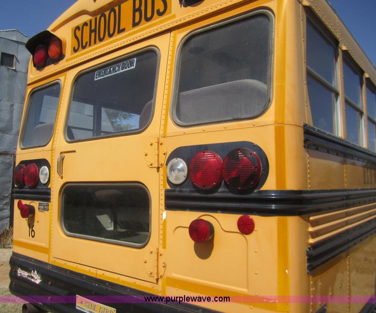 image for item B3021 1996 Chevrolet B7 Blue Bird school bus