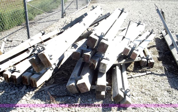 image for item B5003 (14) double wooden cross arms