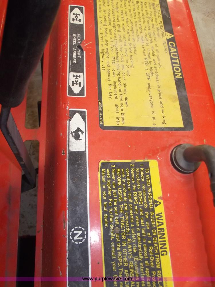 image for item B5006 Kubota F2100 mower