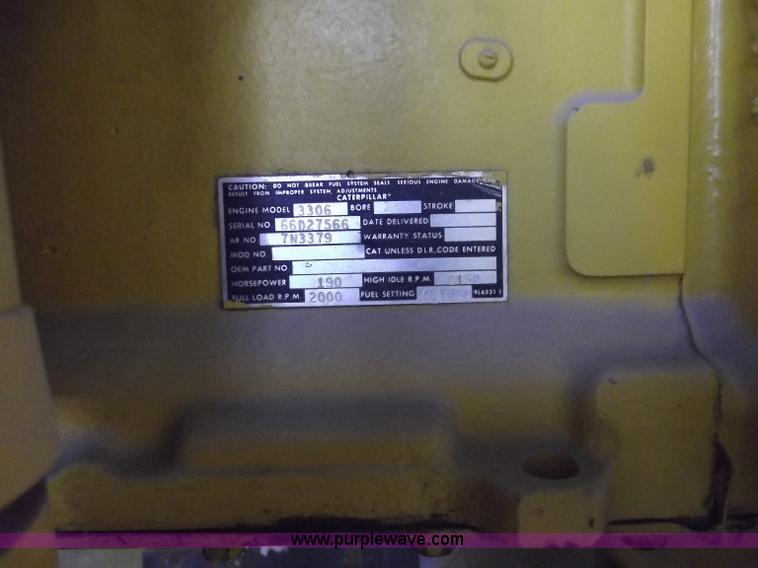 image for item B5013 1980 Caterpillar 3306 diesel engine