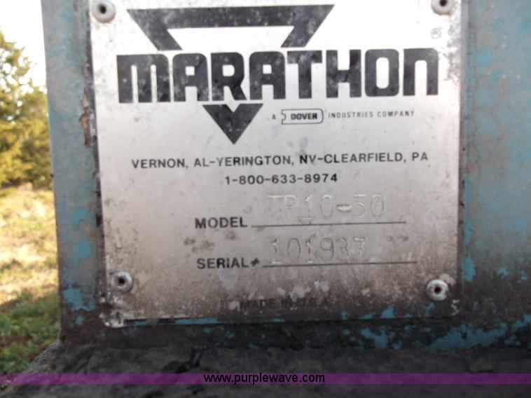 image for item B5018 1997 Marathon two ram trash baler