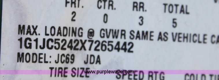 image for item B8508 1999 Chevrolet Cavalier