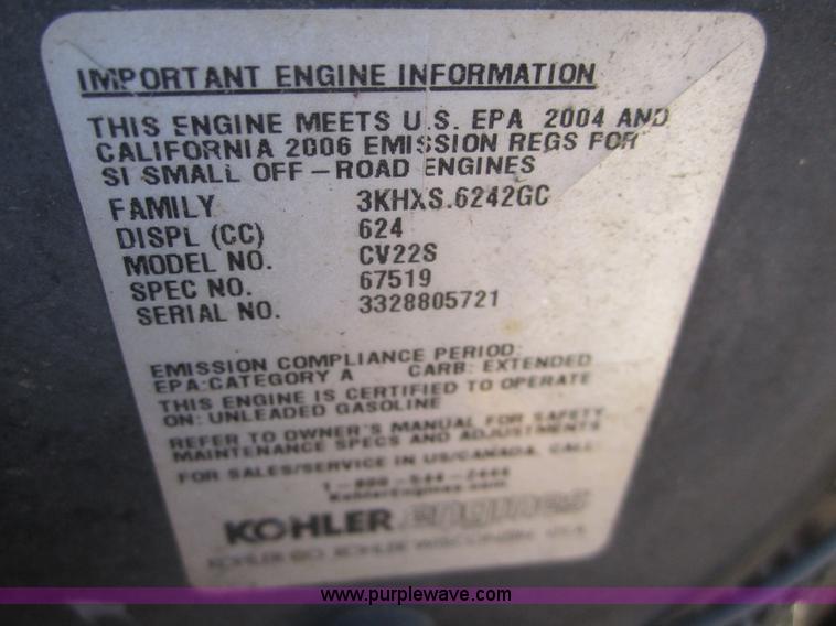 image for item C9861 Hustler 260K compact mower