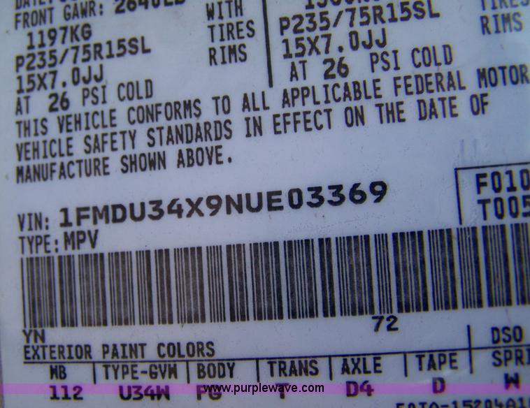 image for item D8533 1992 Ford Explorer XLT SUV