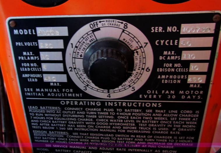 image for item D9074 Lewis-Sheppard electric forklift