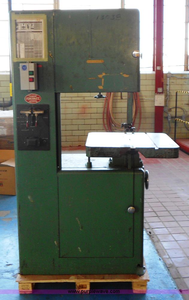 image for item D9081 PowerMatic band saw
