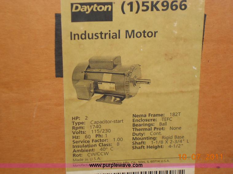 image for item D9086 Condensate receiver tank motors