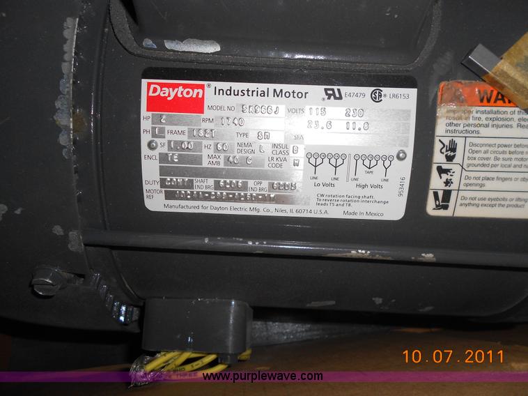 image for item D9086 Condensate receiver tank motors