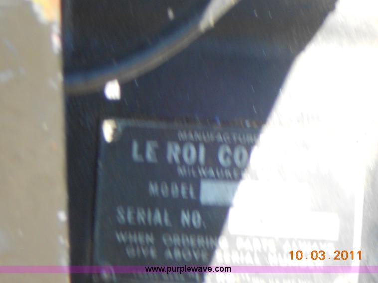 image for item D9102 Leroi D176 natural gas motor