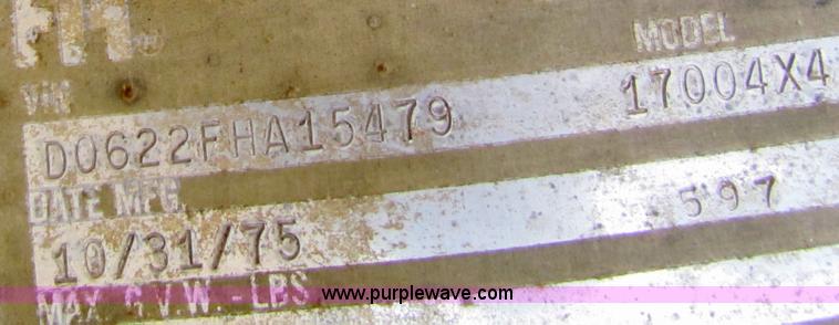 image for item D9109 1975 International heavy truck