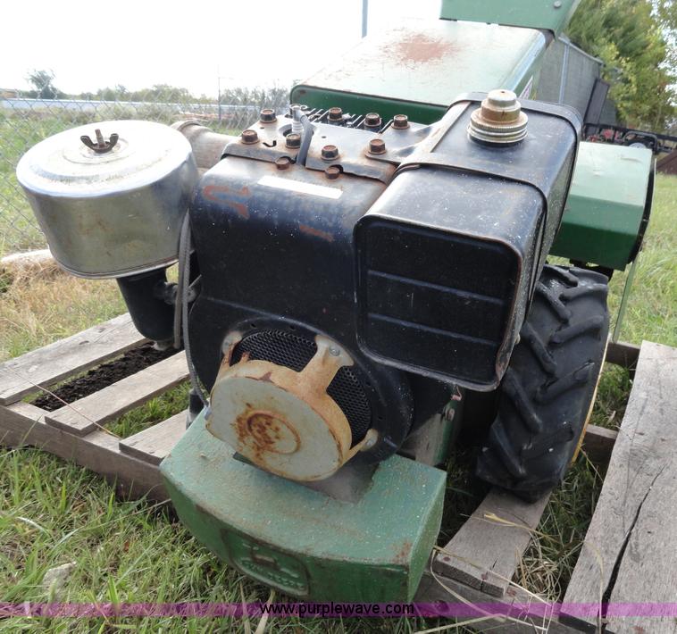 image for item F9425 John Deere 820 rear tine tiller