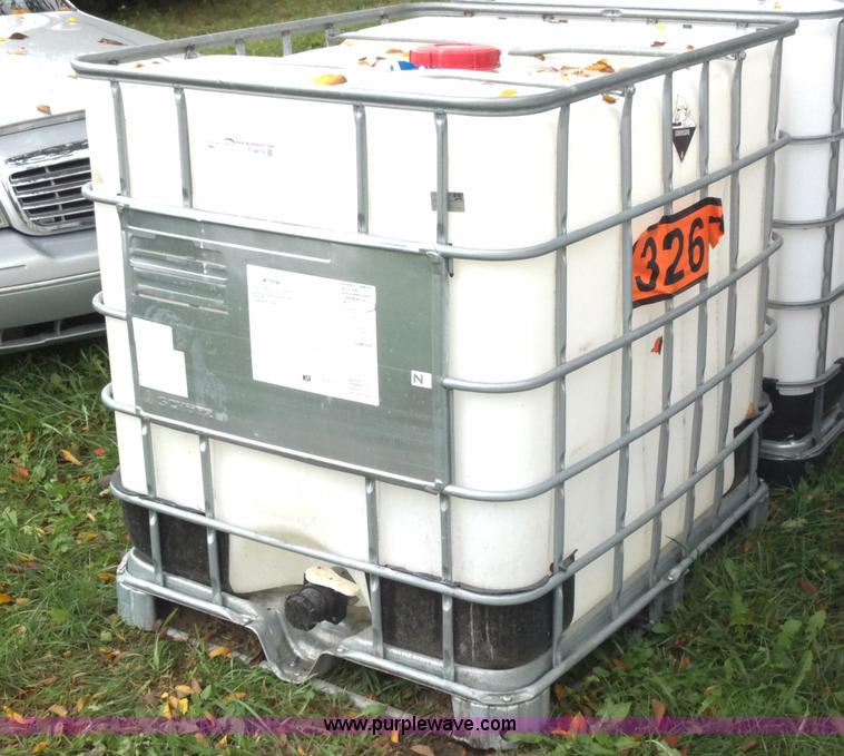 image for item F9879 (3) 330 gallon poly chemical tanks