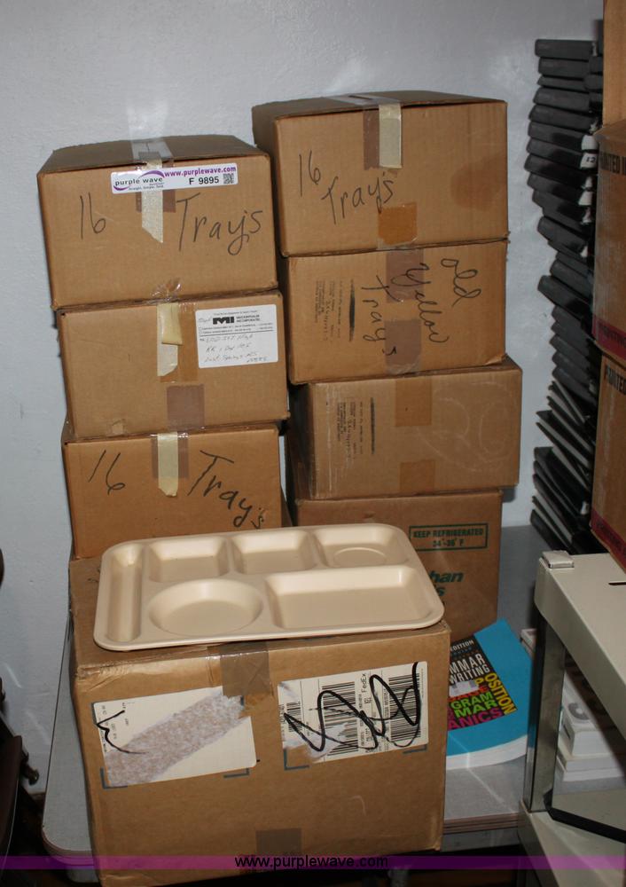 image for item F9895 (9) boxes of lunch trays