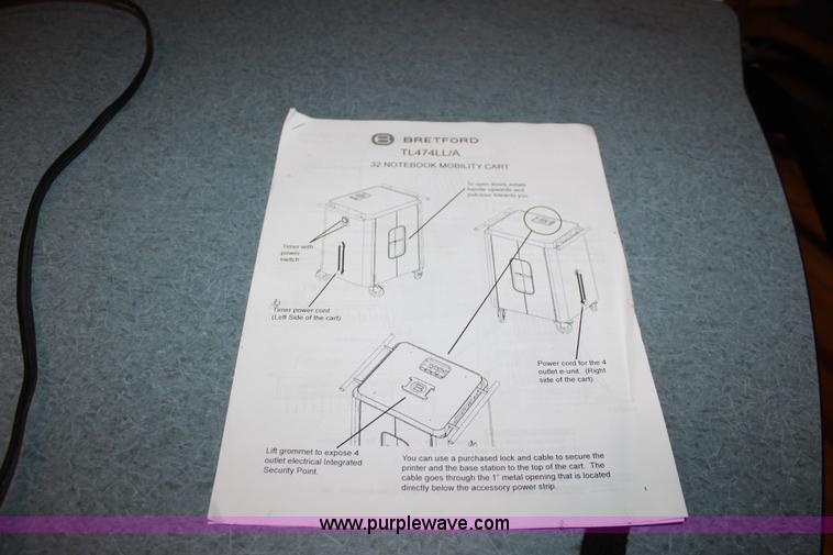 image for item F9898 Bretford TL474LL/A 32 notebook mobility cart