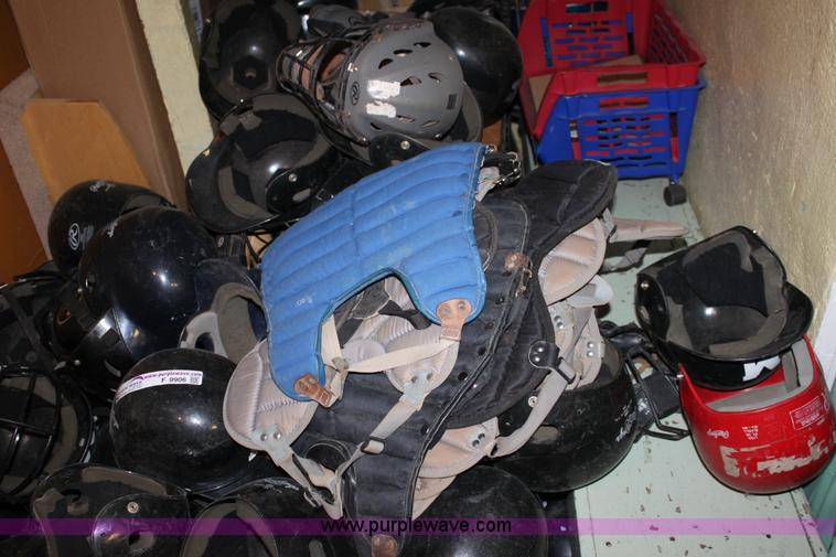 image for item F9906 Assorted baseball equipment and toys