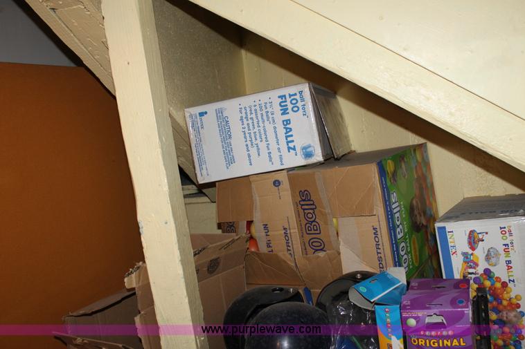 image for item F9906 Assorted baseball equipment and toys