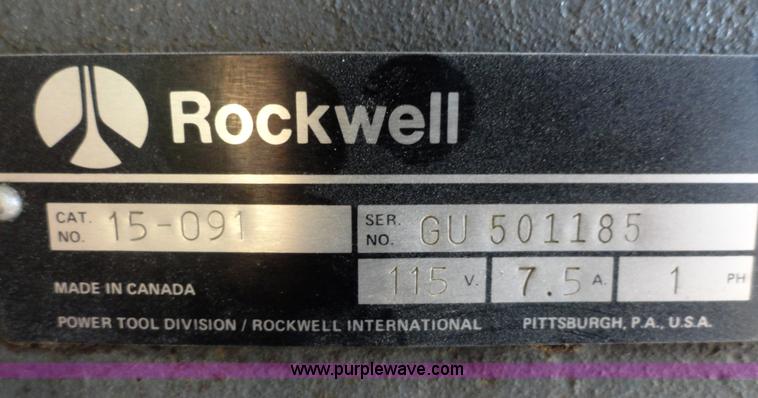 image for item G9005 Rockwell 15 drill press