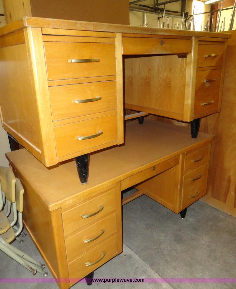 image for item G9009 (3) wooden desks