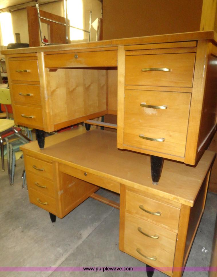 image for item G9009 (3) wooden desks