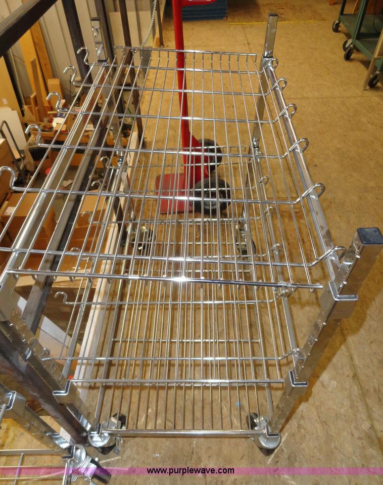 image for item G9017 (2) stainless steel shelving units