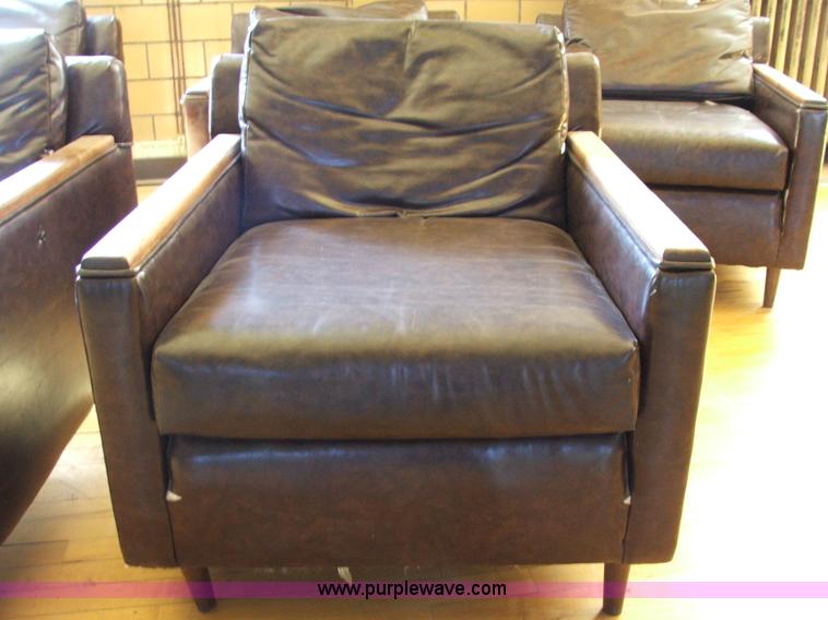 image for item G9348 (5) brown club house chairs