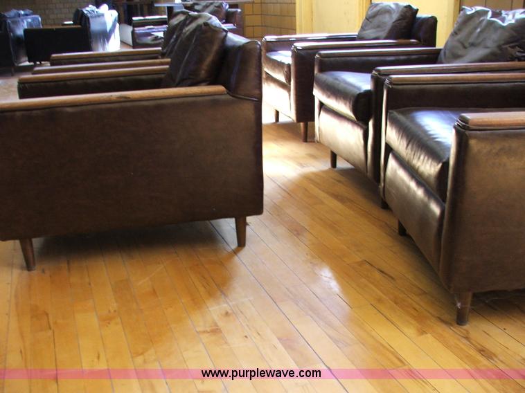 image for item G9348 (5) brown club house chairs