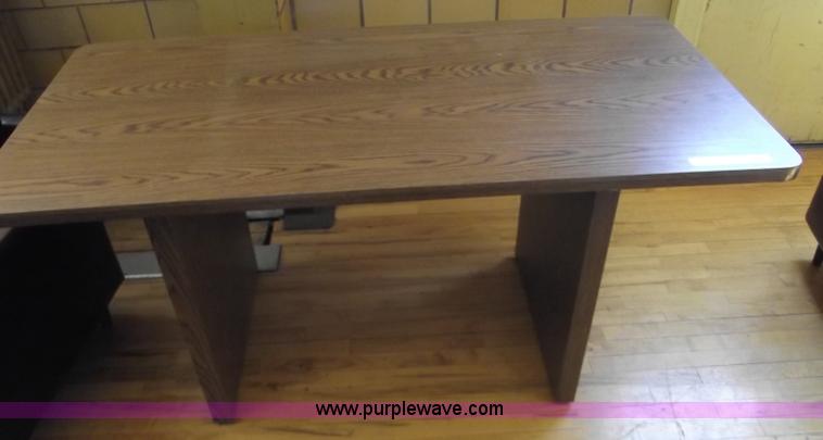 image for item G9349 (4) heavy wooden tables