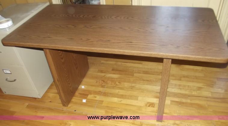 image for item G9349 (4) heavy wooden tables