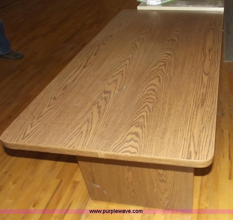 image for item G9349 (4) heavy wooden tables