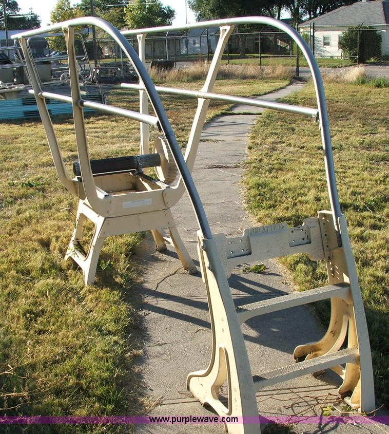 image for item G9353 (2) one meter diving boards and stands