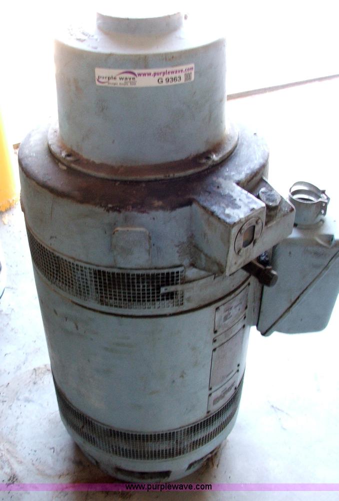 image for item G9363 1973 100 HP three phase electric motor