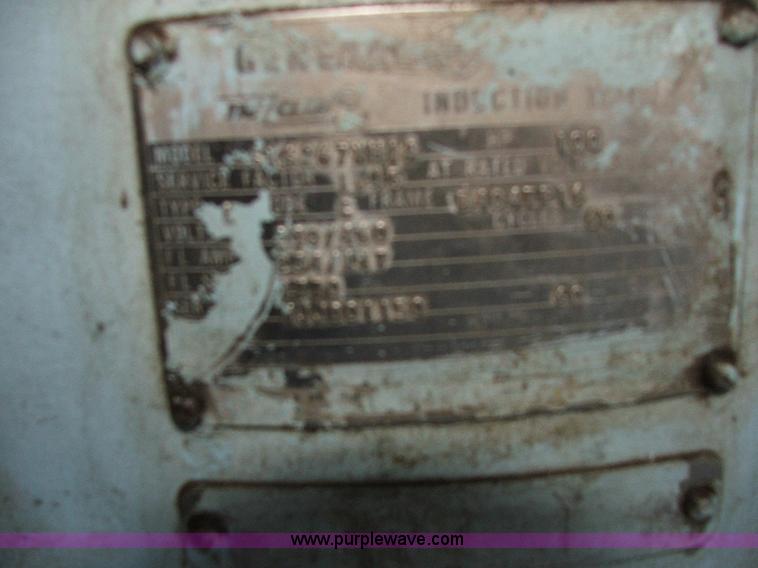 image for item G9363 1973 100 HP three phase electric motor