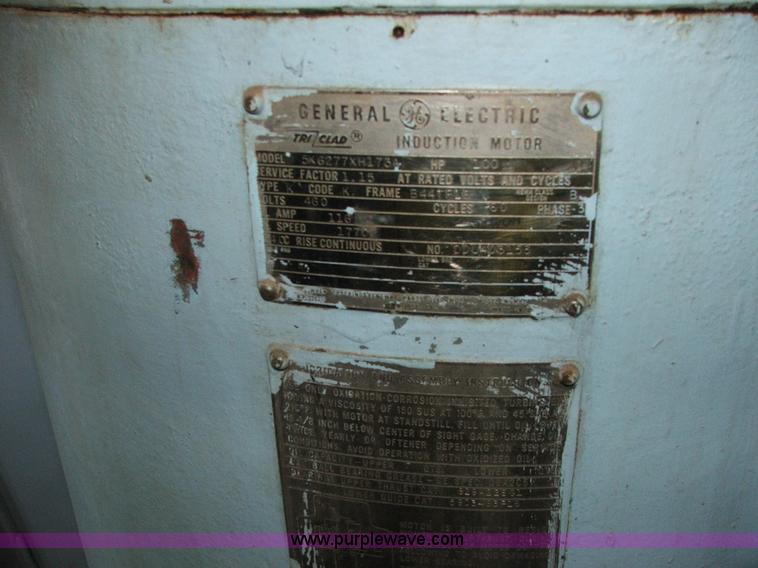 image for item G9364 1973 100 HP three phase electric motor