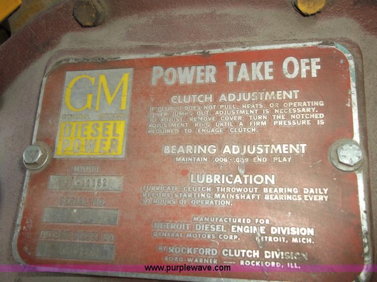 image for item G9366 Allis Chalmers 220 HP diesel engine