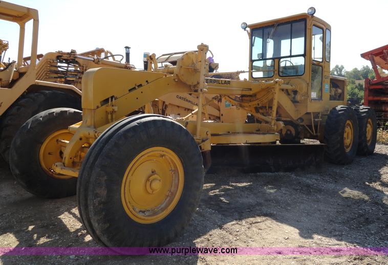 image for item A2384 1963 Caterpillar 12E motor grader