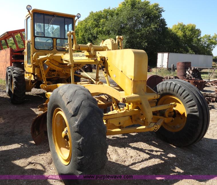 image for item A2384 1963 Caterpillar 12E motor grader