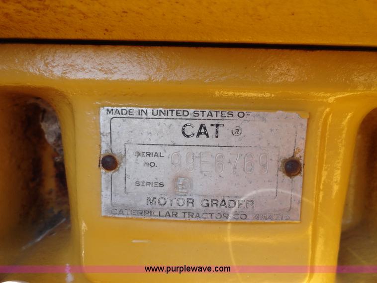 image for item A2384 1963 Caterpillar 12E motor grader