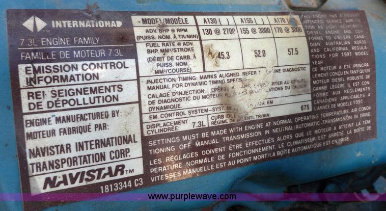 image for item A3241 1992 International 4600 4x2 dump truck