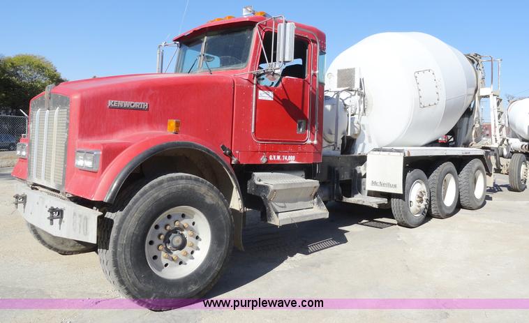 image for item A3258 1996 Kenworth W900B cement mixer truck