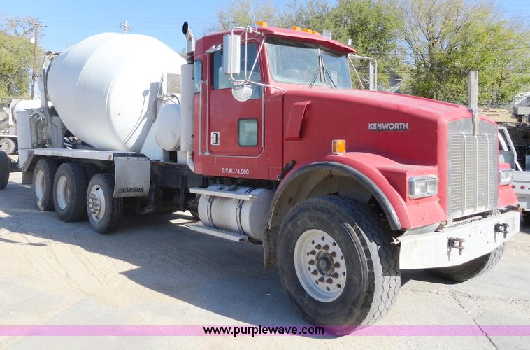 image for item A3258 1996 Kenworth W900B cement mixer truck
