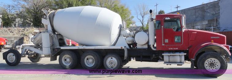 image for item A3258 1996 Kenworth W900B cement mixer truck