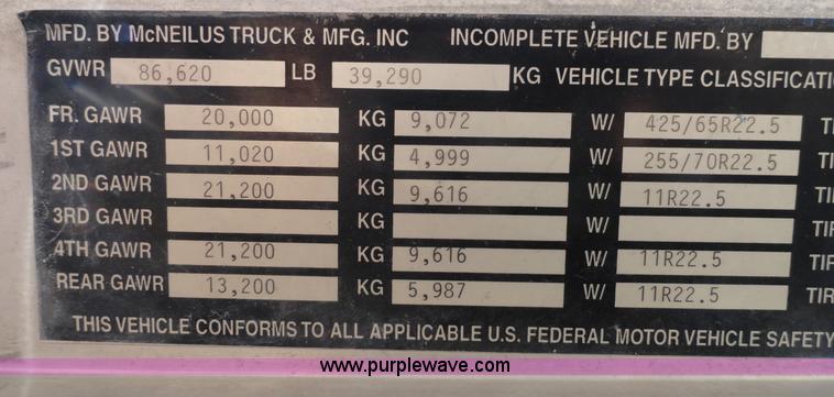 image for item A3258 1996 Kenworth W900B cement mixer truck