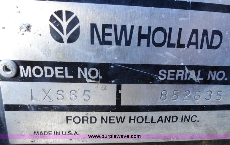 image for item A3262 1994 New Holland LX665 Turbo skid steer
