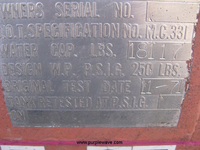 image for item A4395 Texas Welding & Mfg. Co. industrial propane tank